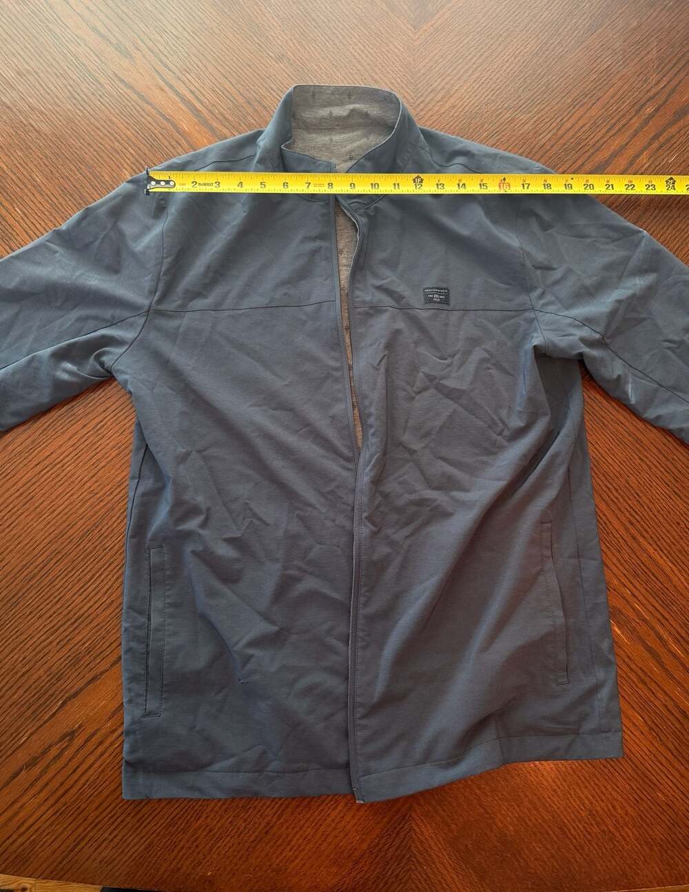 Travis Mathew Reversible Jacket Mens XL  Blue/Grey Windbreaker Collared Golf
